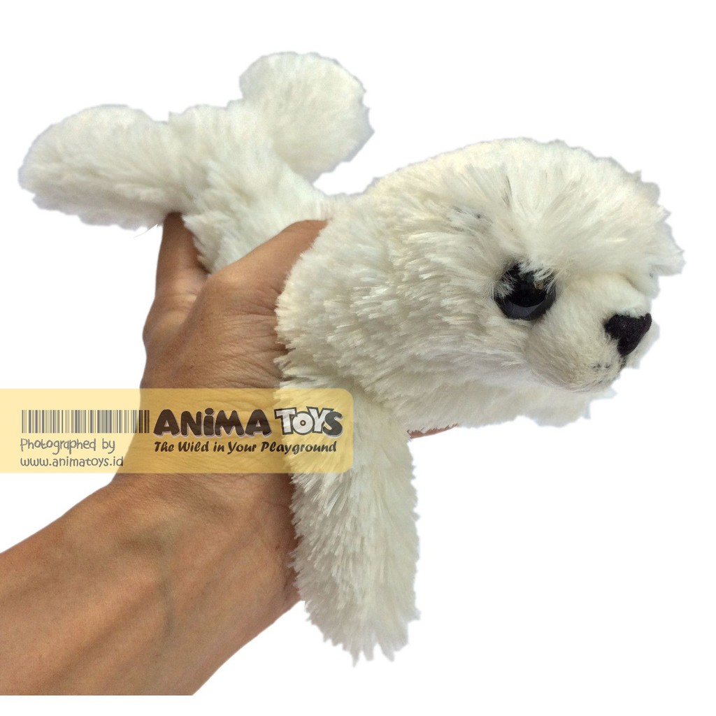 Boneka Hewan Anak Anjing Laut Harpa Harp Seal Pup Animatoys SAR026