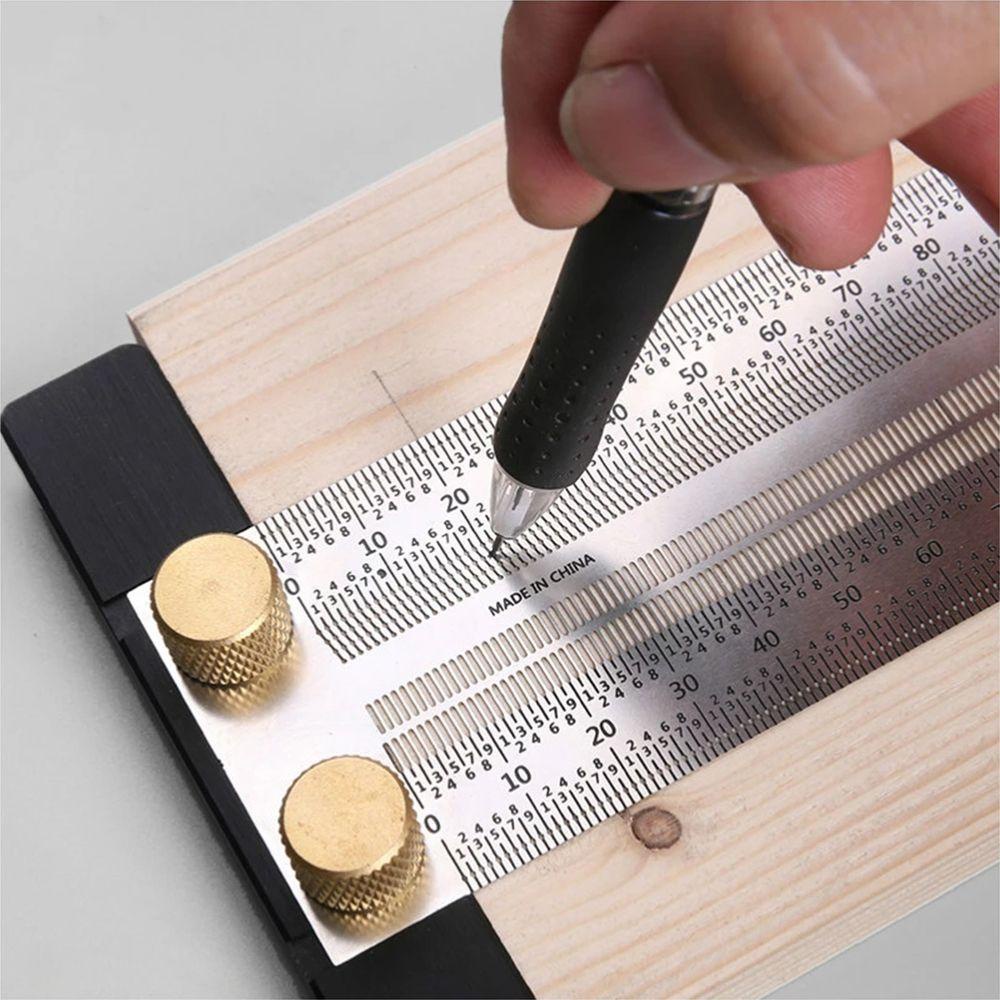 POPULAR Populer Penggaris Skala Efisien Alat Ukur Presisi Tinggi T-Type Hole Ruler