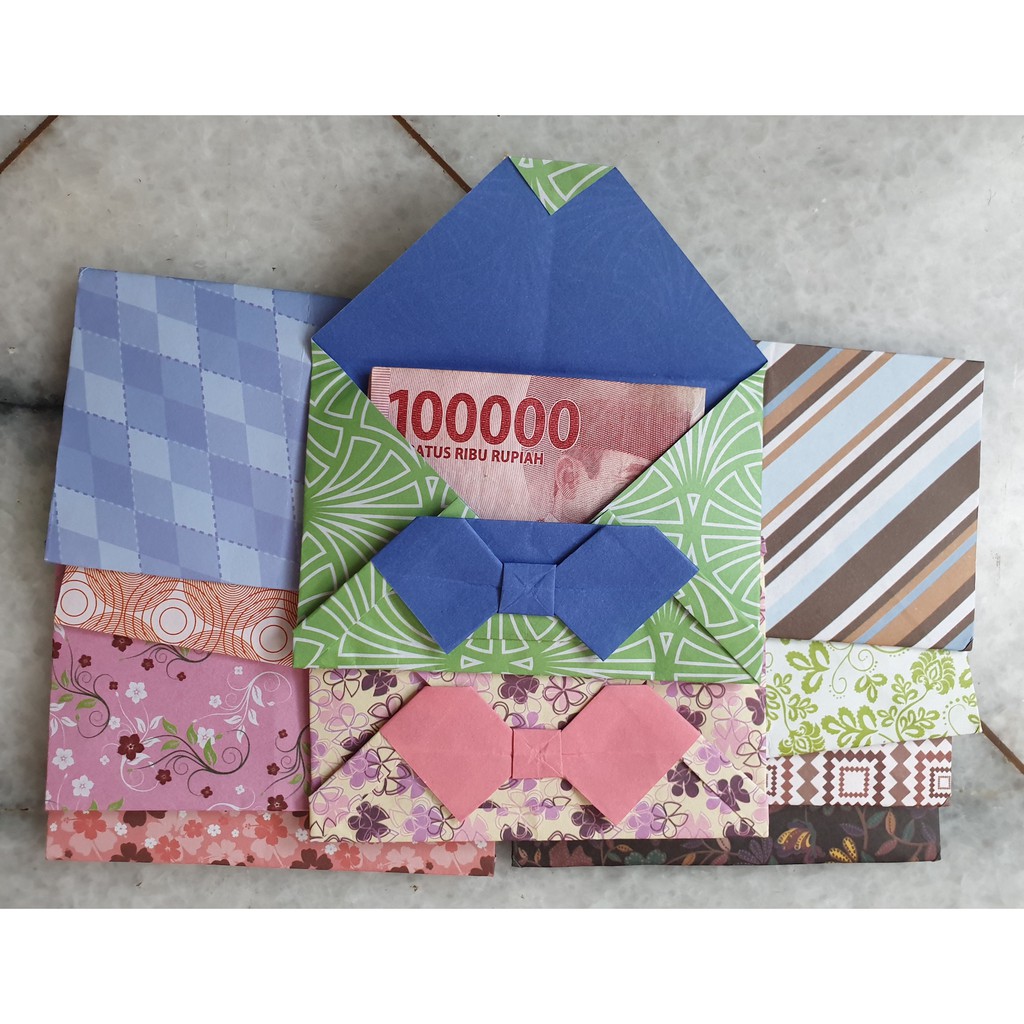 

Amplop origami untuk LEBARAN (10) ds