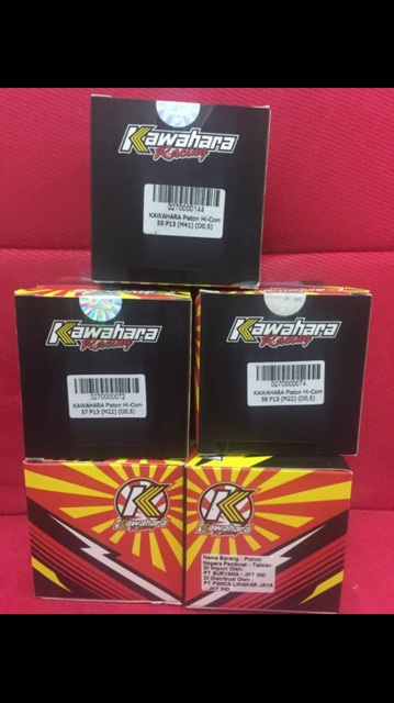piston seher kawahara 57-58-59 pen pin 13 jupiter vega grand , supra , supra x125, kharisma-1