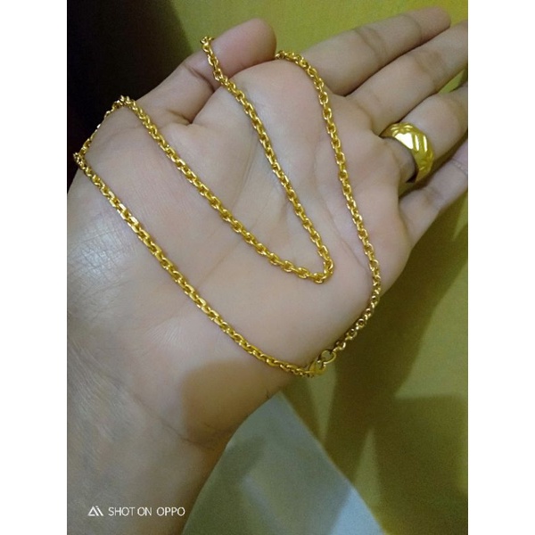 Kalung rante nori(standar 45 cm)