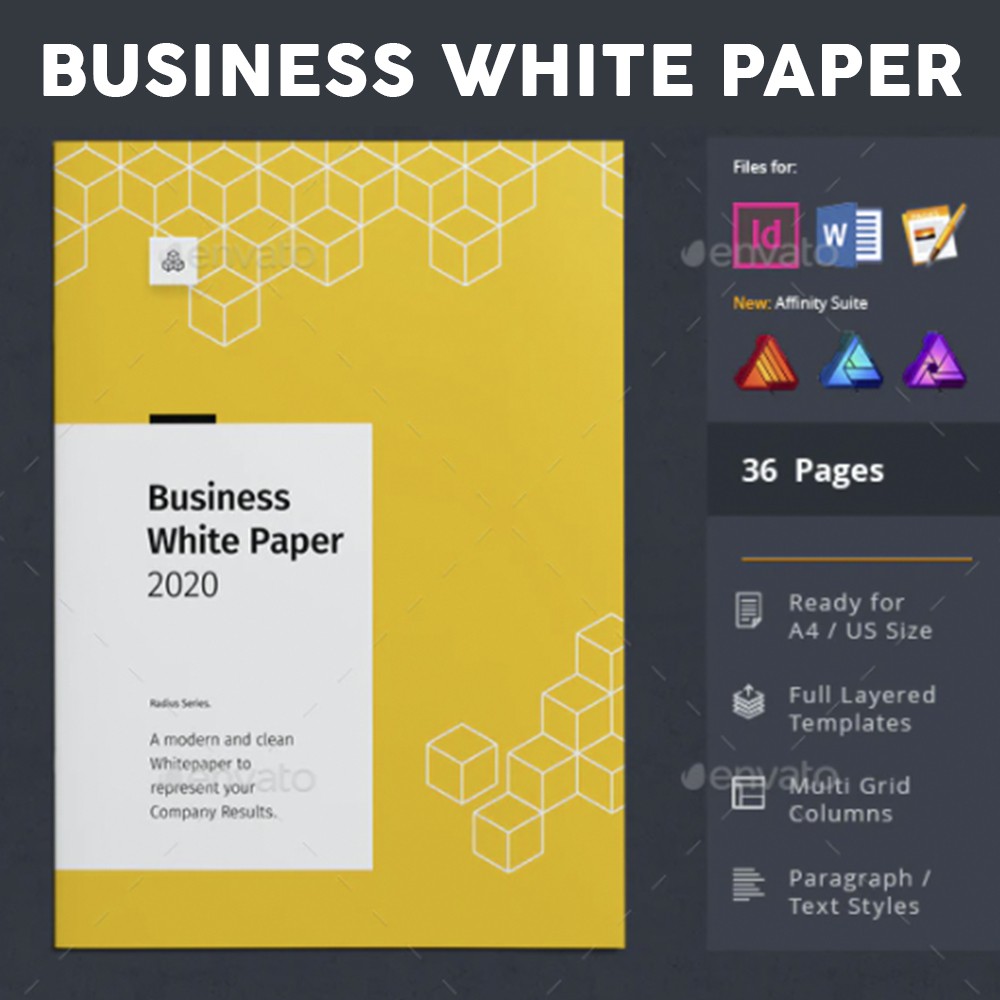 

NS Business White Paper Design Template | Fully Editable
