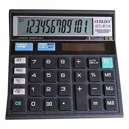 

Kalkulator Citizen CT 512 Calculator 12 digits