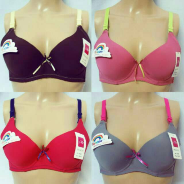 Bra Rainbow Full Cup Kawat Size 34 36 38 / Bh Wanita Rainbow Full Cup Busa Kait 2 / Bra Cewek Remaja