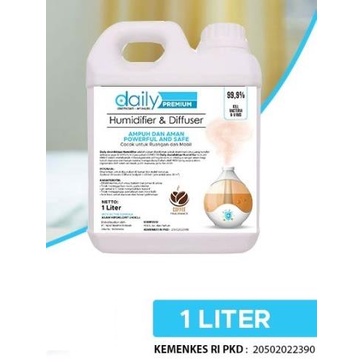 Desinfektan Khusus Humidifier &amp; Diffuser DAILY 1 Liter Aroma Coffe - Kopi REFILL 1L