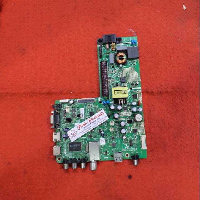 MESIN TV LED TOSHIBA 32L1600VJ (SOKET LAYAR 50 PIN) - MOTHERBOARD  - MB - MAINBOARD TOSHIBA 32L1600V