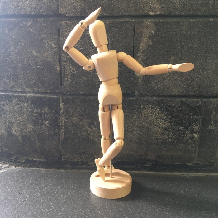 

(DISKON TERMURAH) Manekin Kayu - 20 cm / Wooden Mannequin / Manikin Kayu - Kecil (14cm)