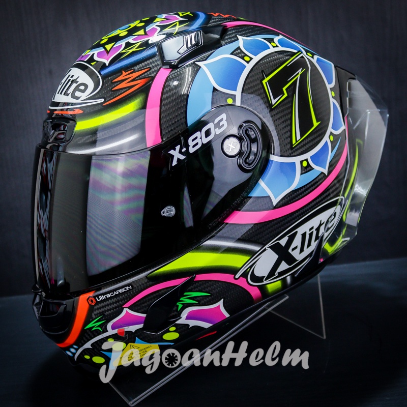 X-LITE HELM X-803 RS ULTRA CARBON #23 | CHAZ DAVIES | XLITE X803 RS