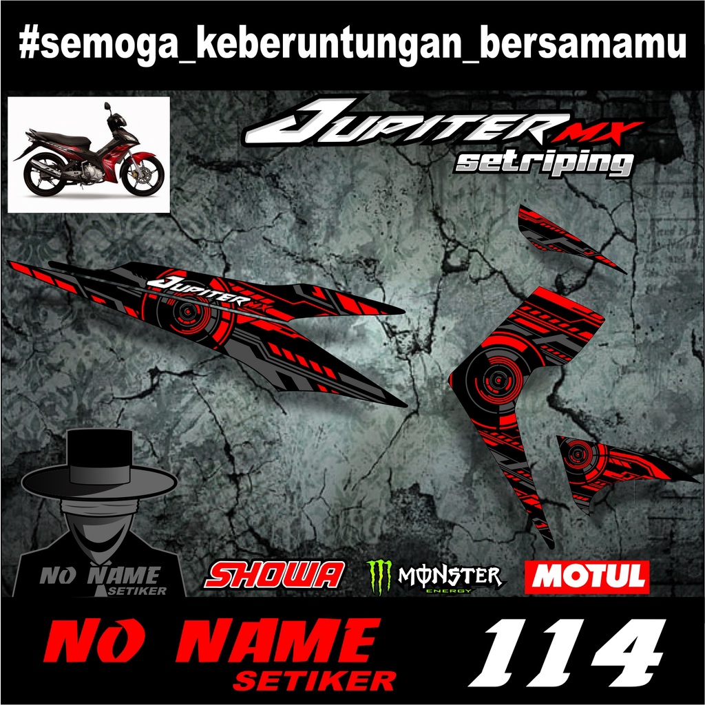 Striping Jupiter MX 135 (114) 2006 2007 2008 2009 2010 stiker sticker setiker