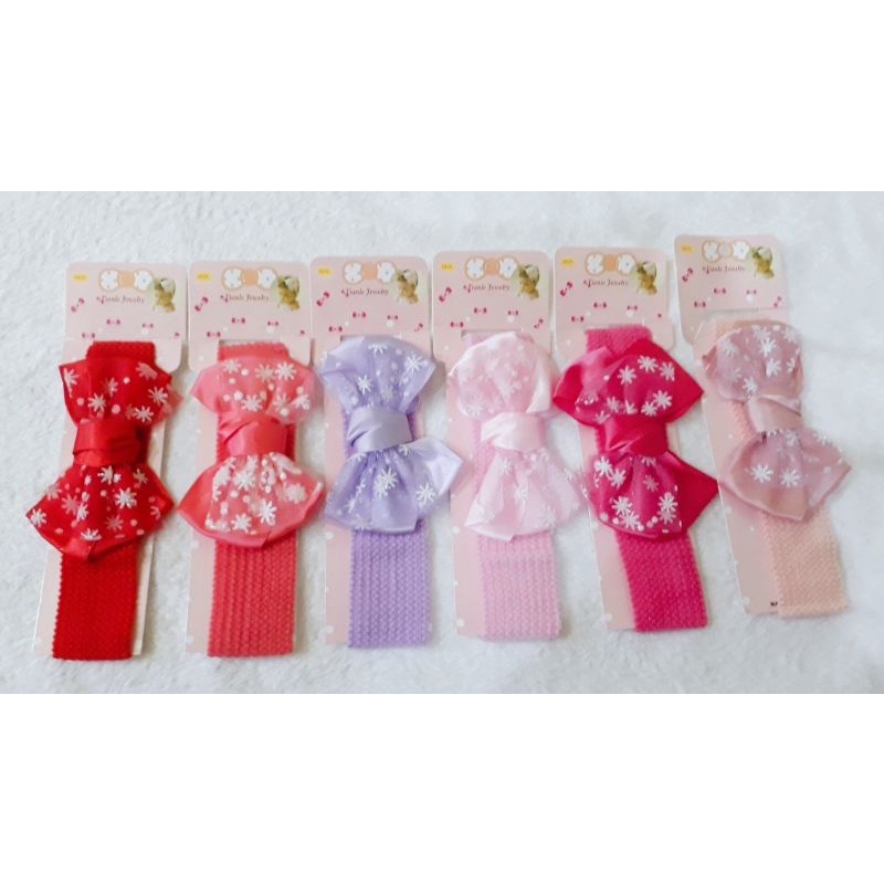 Bandana Bayi / Headband Bayi Impor Bandana Anak / Bandana Pita Cantik