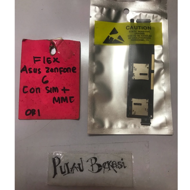 FLEXIBLE FLEXIBEL KONEKTOR SIM ASUS ZENFONE 6 - FLEX CON SIM + MMC ASUS ZENFONE 6