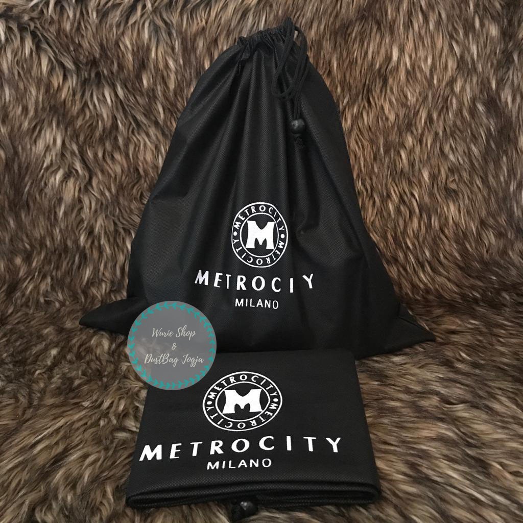 METROCITY MILANO DustBag Pengganti Sarung Tas Pelindung Debu Serut Dust Bag DB Branded METRO CITY