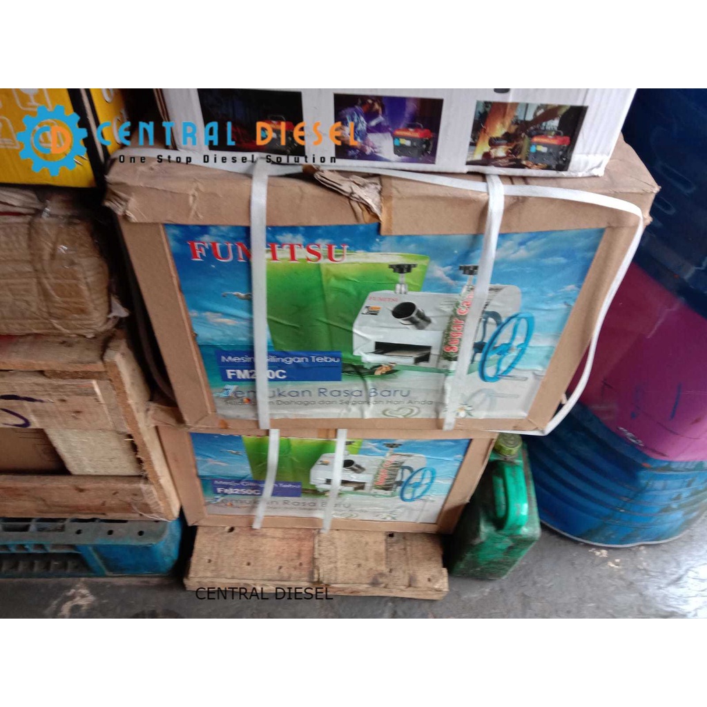 Mesin gilingan tebu/ Mesin peras tebu Fumitsu FM250C