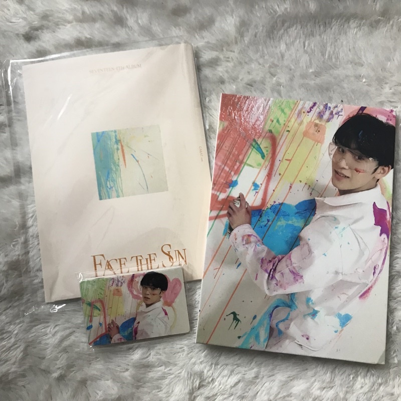 CARVER CARAT VERSION FACE THE SUN FTS READY MINGYU WONWOO BOOKLET BINDER