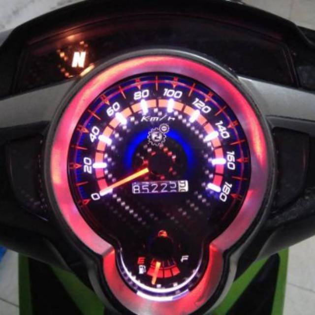 Panel Speedometer Custom Yamaha Jupiter Mx 135 Gearsecond Speedometer Shopee Indonesia