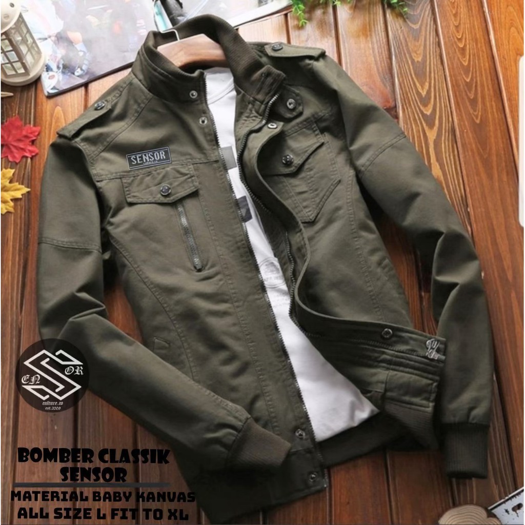 Jaket Pria - Jaket Bomber - Jaket Bomber Pria - Jaket Bomber Pria Polos - Jaket Keren