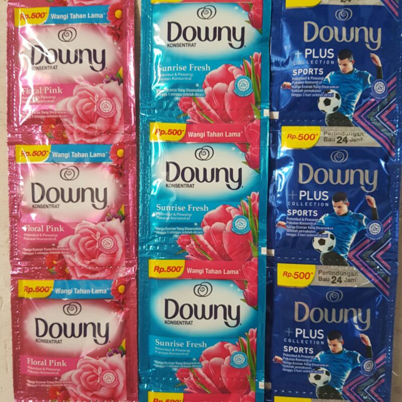 DOWNY PEWANGI PAKAIAN 10ML 1RENCENG ISI 12SACHET(RANDOM)