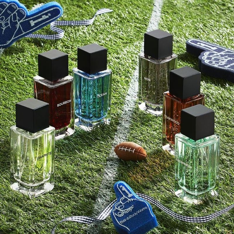 BATH &amp; BODY WORKS BBW MEN'S COLLECTION COLOGNE 15 ML &amp; 100 ML MIX FRESHWATER GRAPHITE HERO OASIS CLEANSLATE CHAMPION BOURBON TEAKWOOD CLEAR HORIZON STONE MIDNIGHT OCEAN ATLANTIC NOIR MARBLE LEGEND CLEAN SLATE FRESH WATER