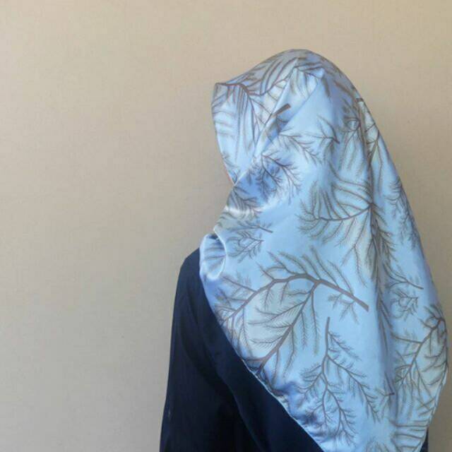 Jilbab satin motif