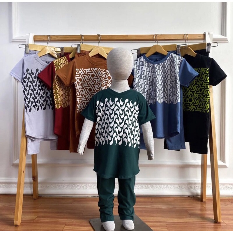 grosir setelan kurta koko pineapple kids junior per 5 pcs