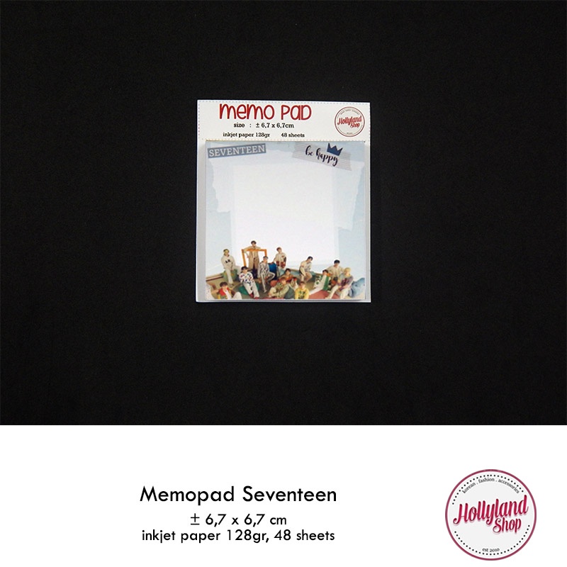 

Memopad / Notepad KPOP Seventeen