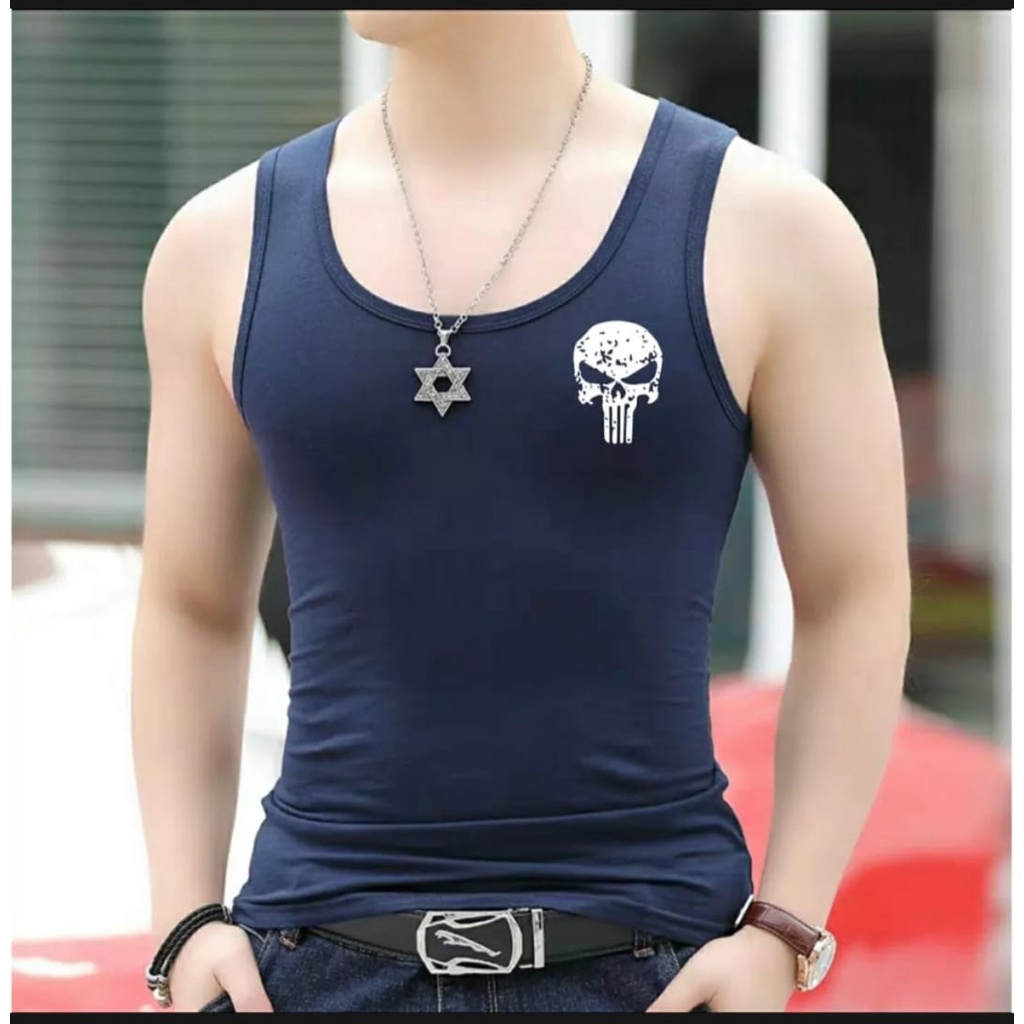 KAOS DALAMAN PRIA/SINGLET PRIA PUNISHER