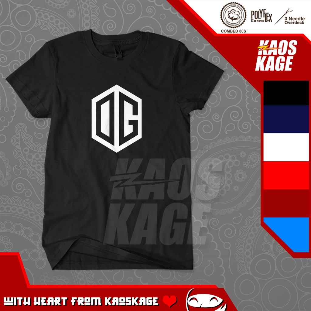 Kaos Baju Distro OG DOTA 2 Cotton Combed 30s Premium / Kaos Game / Kaos Gamer / Kaos E-Sport