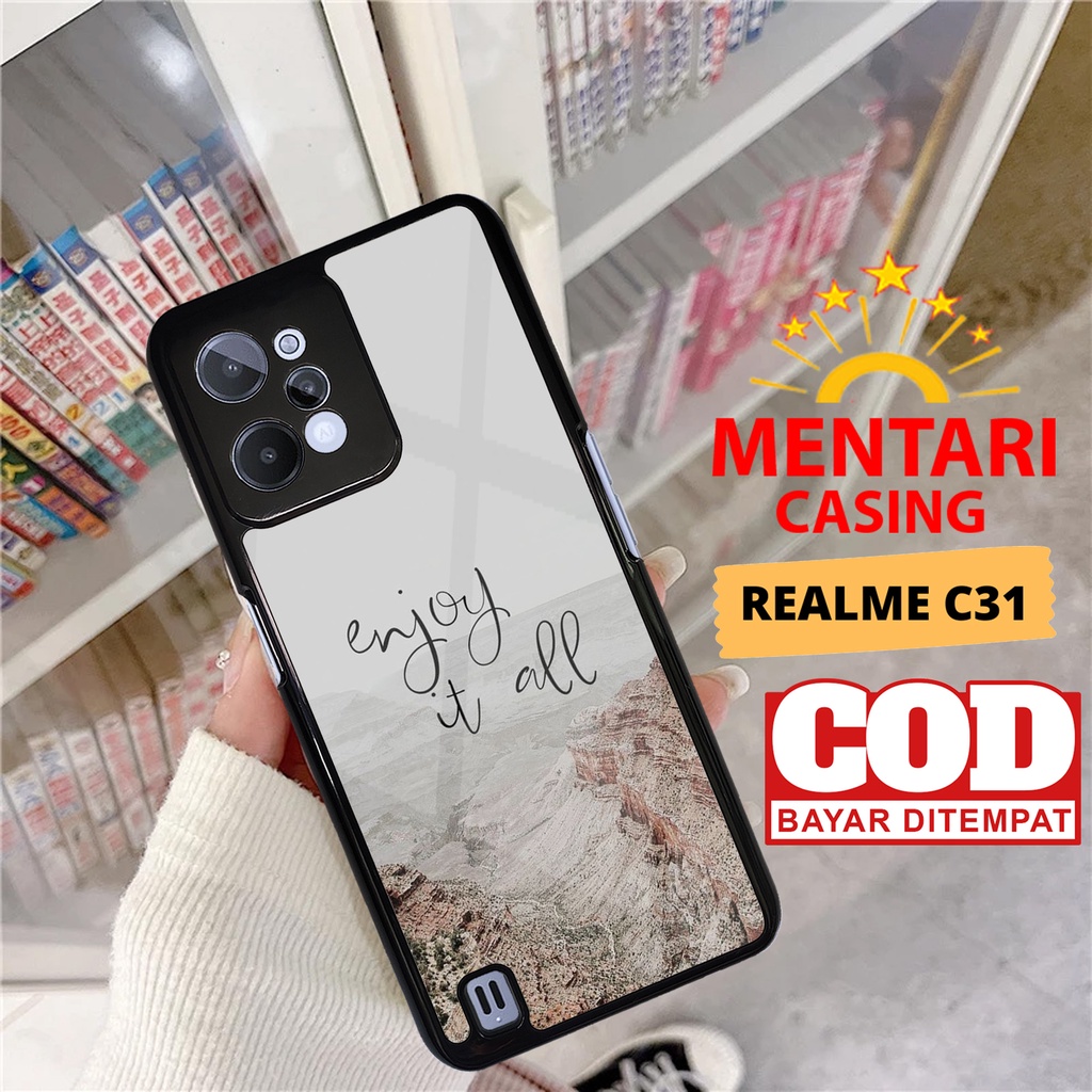 Case REALME C31 CASING REALME C31 [ QUOTES ] Mentari casing case hp kondom hp case custom case casin