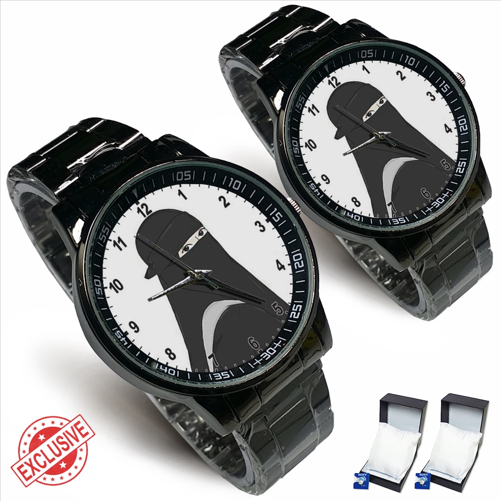 Jam Tangan Rantai Couple HIJAB MOTIF - 4 (Nice)