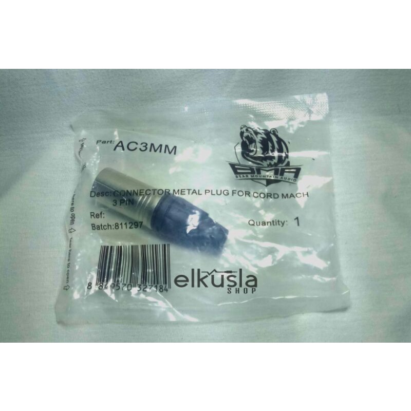 jack canon xlr bma male