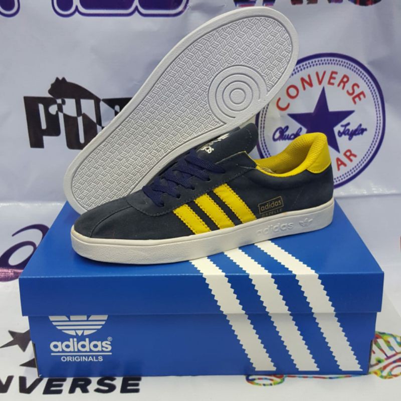 PROMO Sepatu Adidas Gazelle Black Maron Navy Kuning Kado hadiah Sneakers Import Grade Original Pria