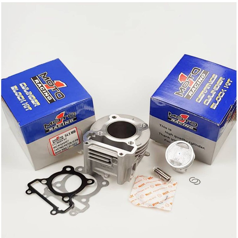 blok seher Moto1 Mio sporty, Mio soul ,Mio smile // BLOCK seher set moto1 bore up 54,5mm - 58,5mm