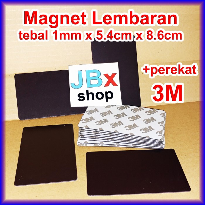 Jual sheet lembaran + double tape 3M ( tebal 1mm x 5,4cm x 8,6cm