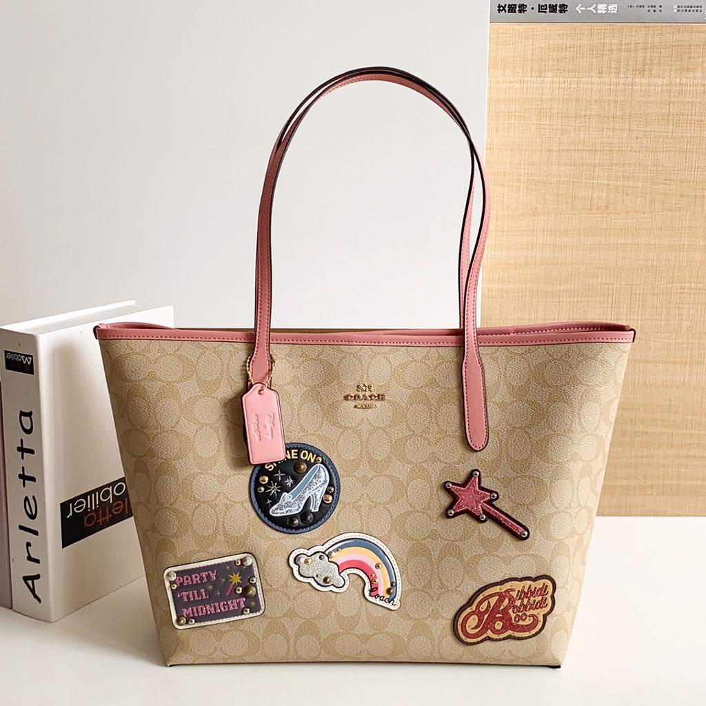 COACH C3724 Coach city tote Disney co-branded limited open tote bag