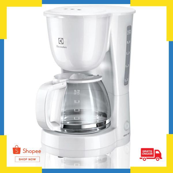 Murah ELECTROLUX Coffee Maker 1.5L - ECM-1303W Elegan