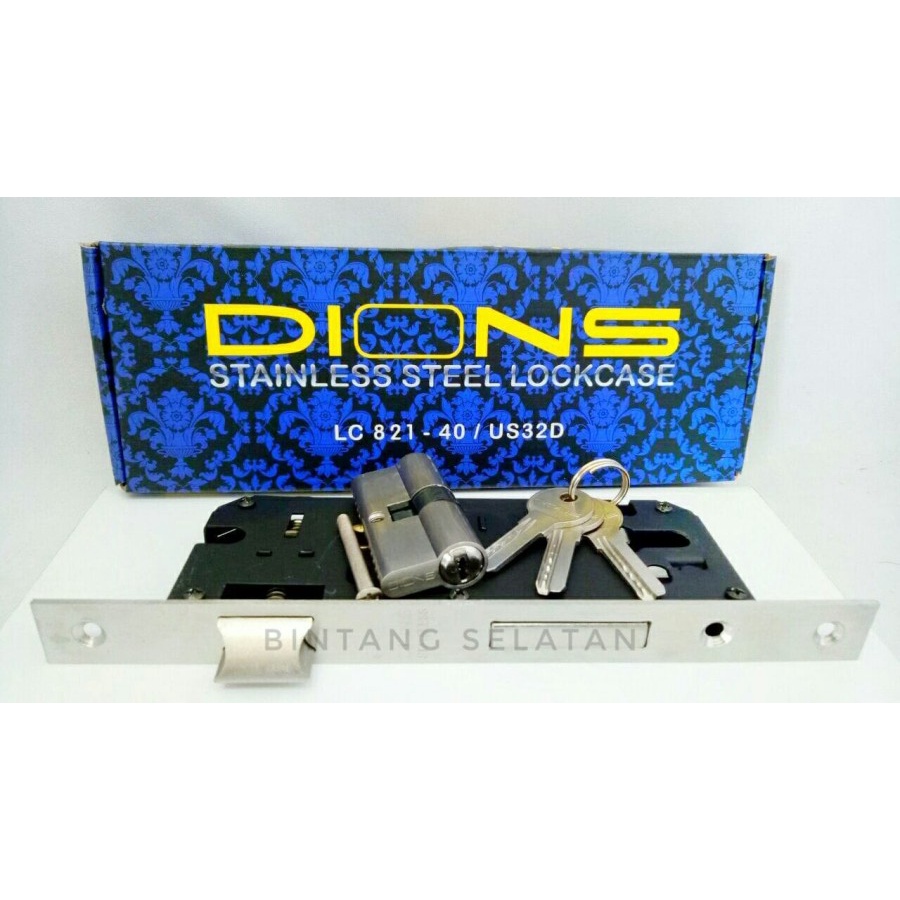 LOCKCASE  KUNCI SWING DIONS 821 CYLINDER 821 DIONS  fullset