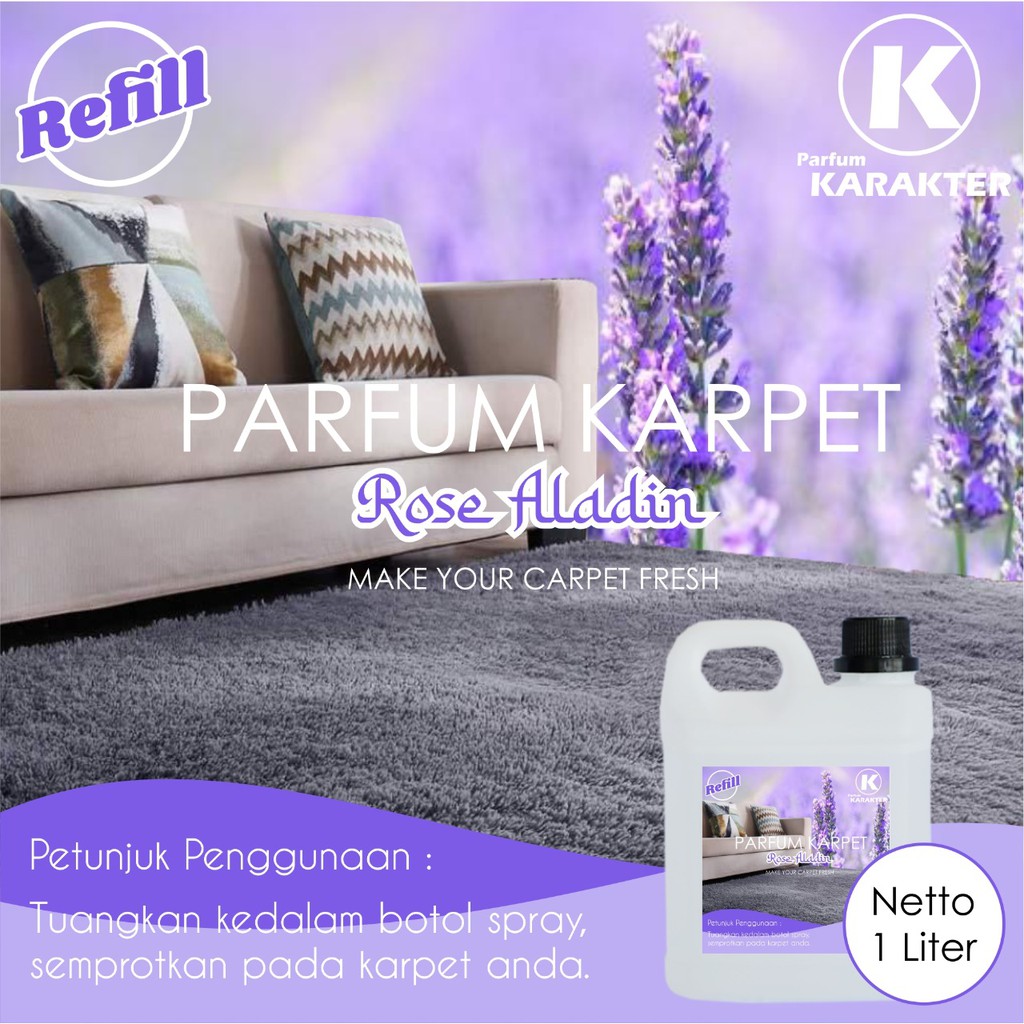 PENGHARUM WANGIWANGI KARPET/RUANGAN/SAJADAH MAWAR ROSE ALADIN