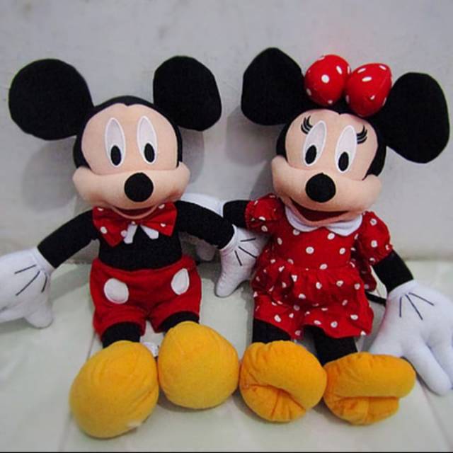 Sepasang micky minnie mouse size XL