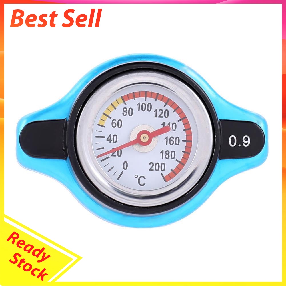 Small Head Car Auto Radiator Cap Water Temperature Meter Thermostatic Gauge