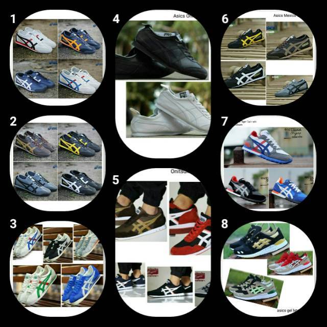 8 ASICS ONITZUKA TIGER GEL 2 SEPATU KETS SPORT OLAHRAGA/SNEAKERS PRIA GALERI INTAN onitsuka