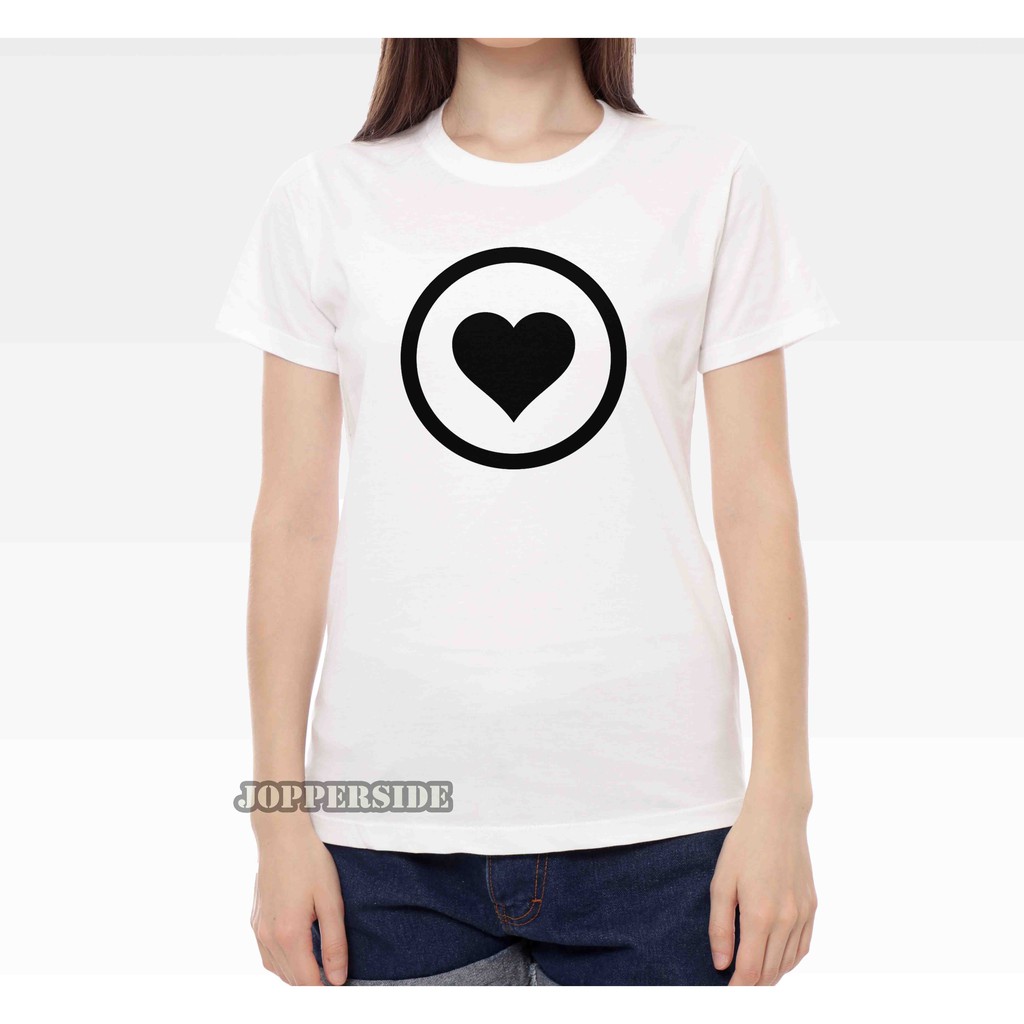 JOPPERSIDE T SHIRT KAOS DISTRO WANITA PEREMPUAN CEWEK SLIMFIT ORIGINAL PREMIUM ONE LOVE TW3