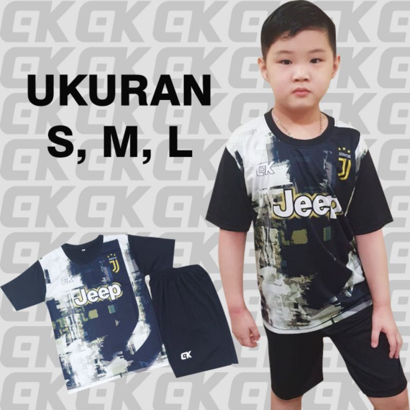 baju bola setelan anak anak jupentus//kaos bola seragam anak SD//baju bola anak anak murah Juventus