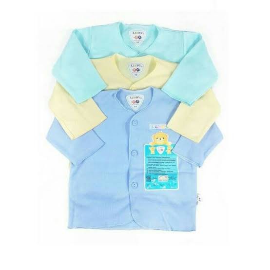 Libby Baju Anak Kecil Warna Isi 3pcs/set (Tersedia Varian Lengan dan Ukuran)