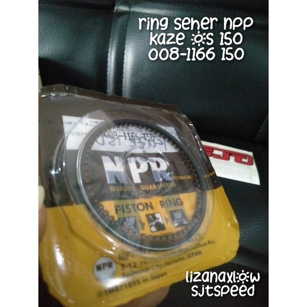 ring seher kaze R os 150 npp ring piston npr