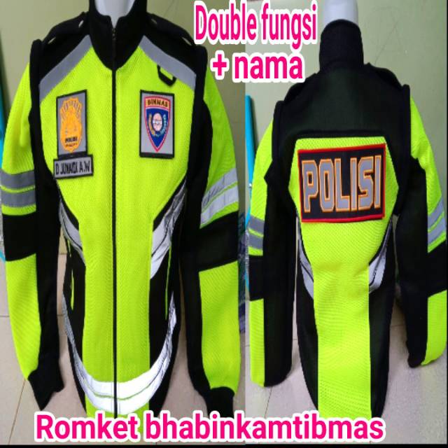 Romket  jaket rompi bhabin  jaket bhabinkamtibmas