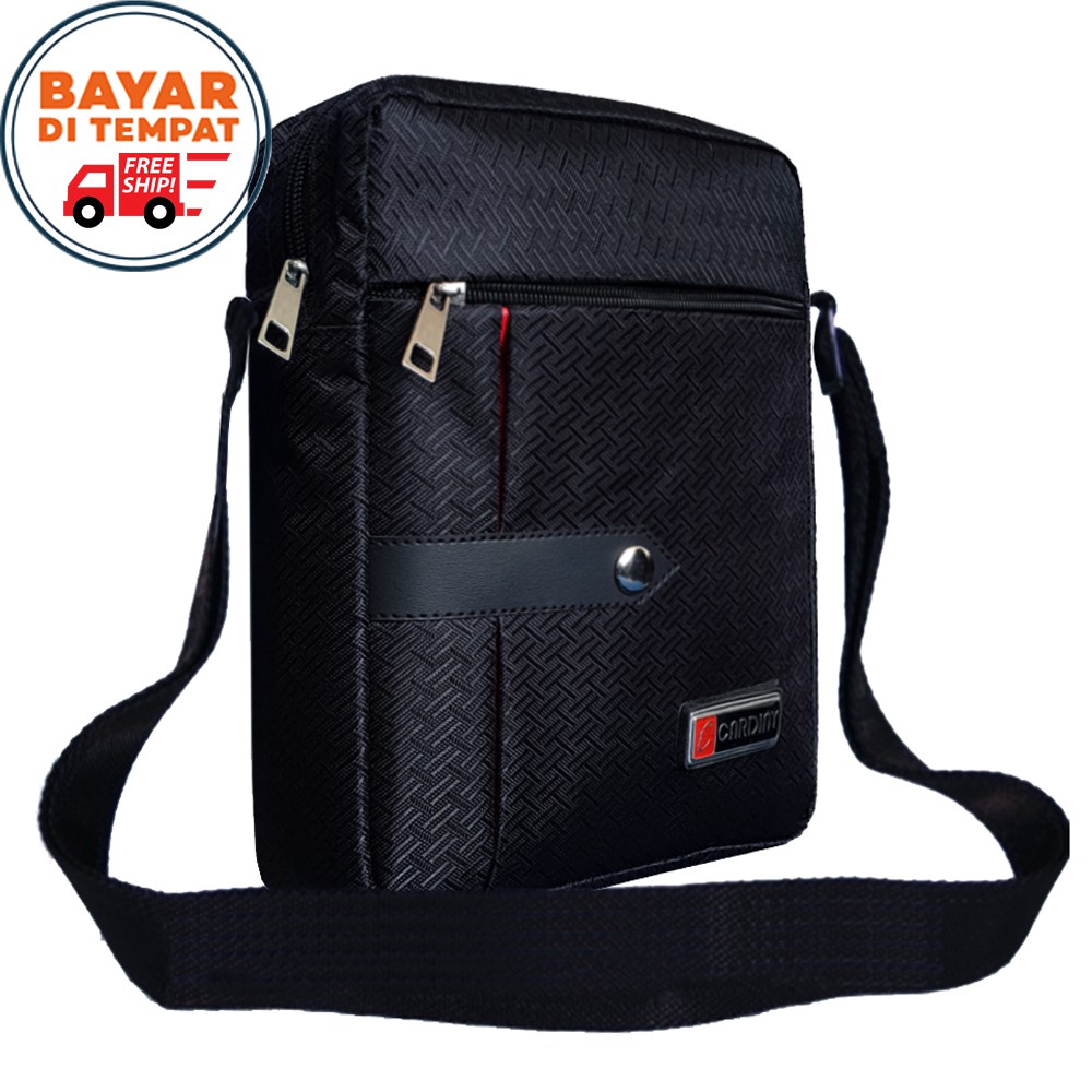 SHOPEE 7.7 BOMBASTIS SALE!! Cardiny 7991CY Tas Pria Tas Selempang Pria Tas Bahu Tas Messenger Tas Slingbag Ori