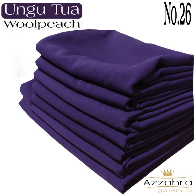 UNGU TUA Hijab Kerudung segi empatUngu tua No.26
