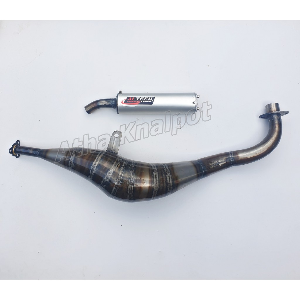 Knalpot Aitech Fiz R Force1 Kolong Model Bm Power 2tak Plat