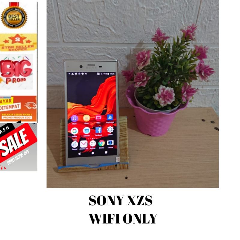 Handphone Android SONY XZS /WIFI ONLY/Bonus memori 32Gb