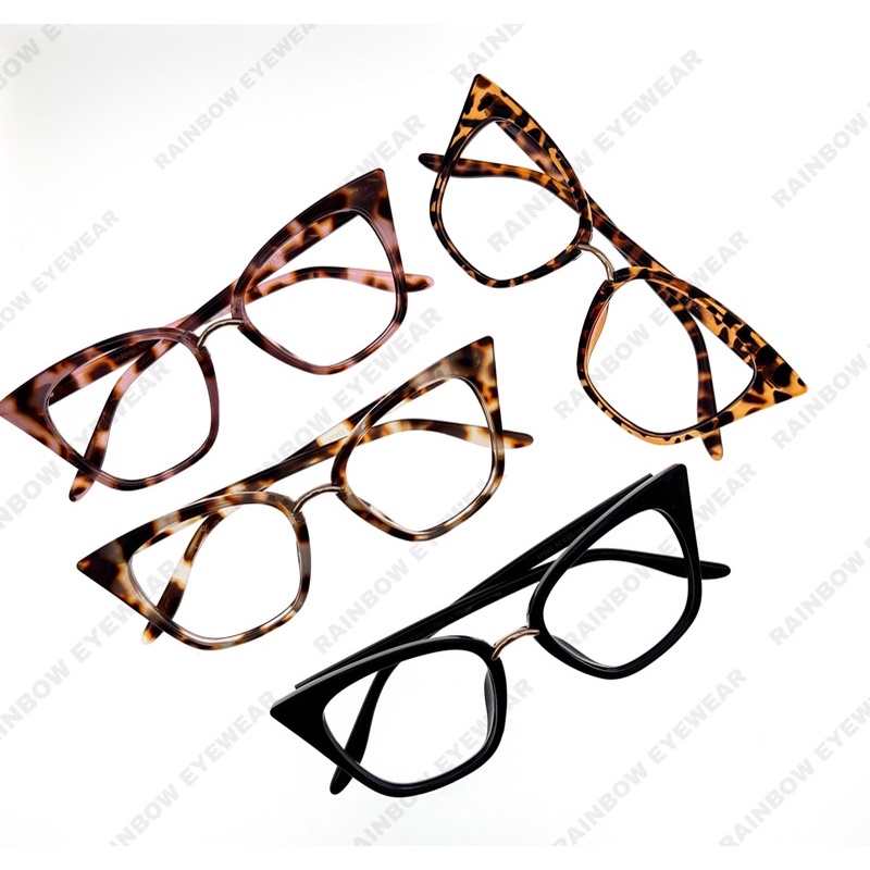 FRAME KODE (CLARA) MODEL KOTAK CAT EYE PHOTOCROMIC ANTIRADIASI MINUS DAN CYL BISA REQUEST